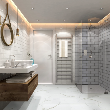 Trecento Calacatta Serra 12X24 Luxury Vinyl Tile